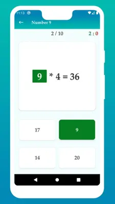 Multiplication Table android App screenshot 3